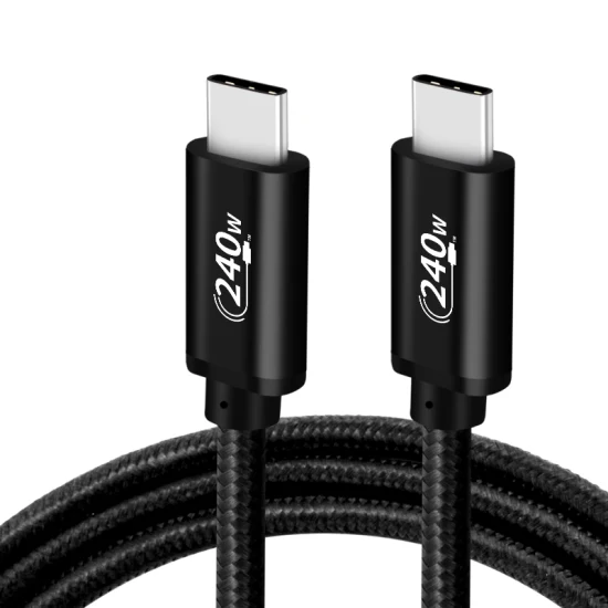 Potente Cable de carga rápida de 48V 5A Cable USB C Pd 240W USB 2,0 tipo C a tipo C Cable para carga de teléfono MacBook